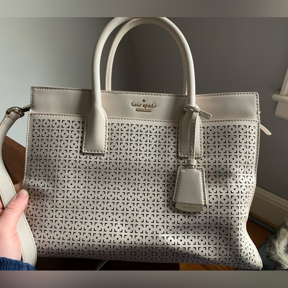 Kate Spade Cameron Street Perforated Candace Satchel - Picture 2 of 7